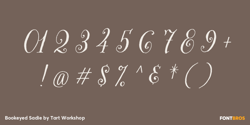 Bookeyed Sadie Font Poster #4