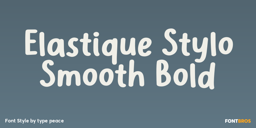 Elastique Stylo Smooth Bold Poster