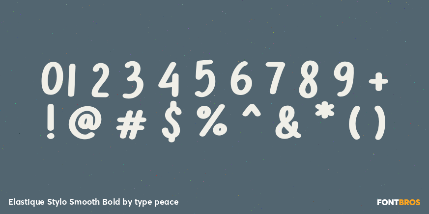 Elastique Stylo Smooth Bold Font Poster #4