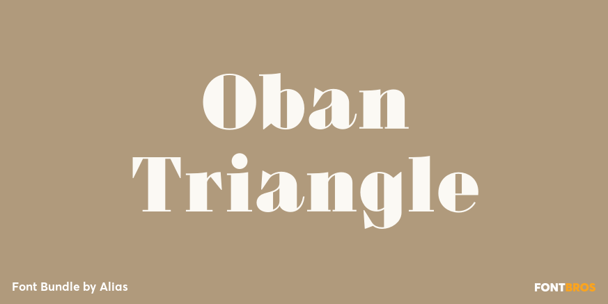 Oban Triangle Poster
