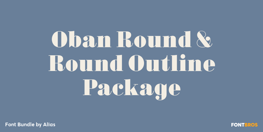 Oban Round & Round Outline Package Poster