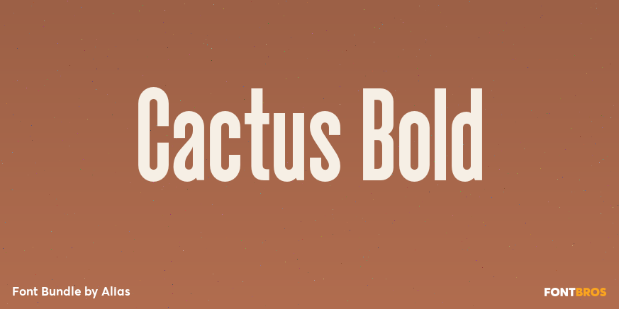 Cactus Bold Poster