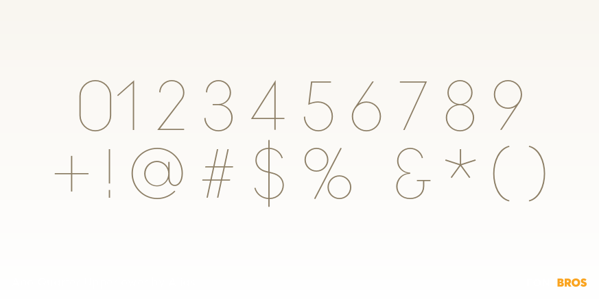 Ano Quarter Upperlower Font Poster #1