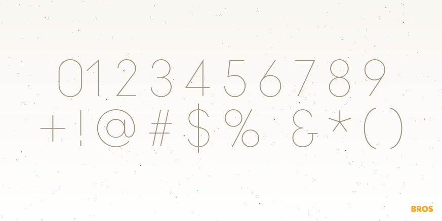 Ano Quarter Wide Font Poster #4