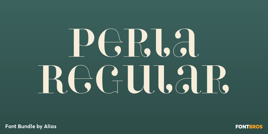 Perla Regular Poster