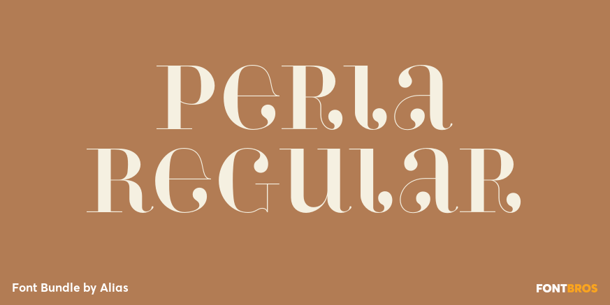 Perla Regular Poster