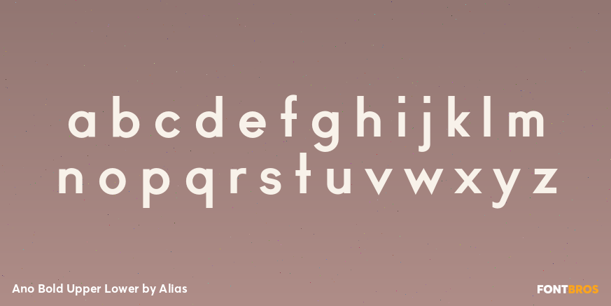 Ano Bold Upper Lower Font Poster #3