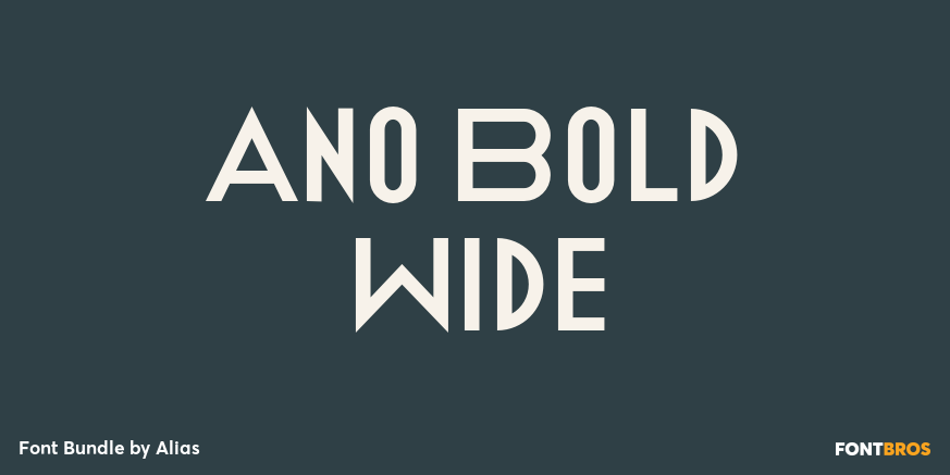 Ano Bold Wide Poster