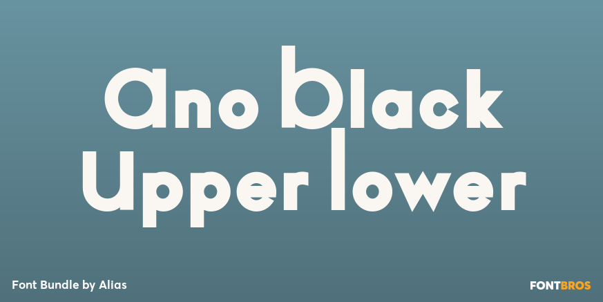 Ano Black Upper Lower Poster