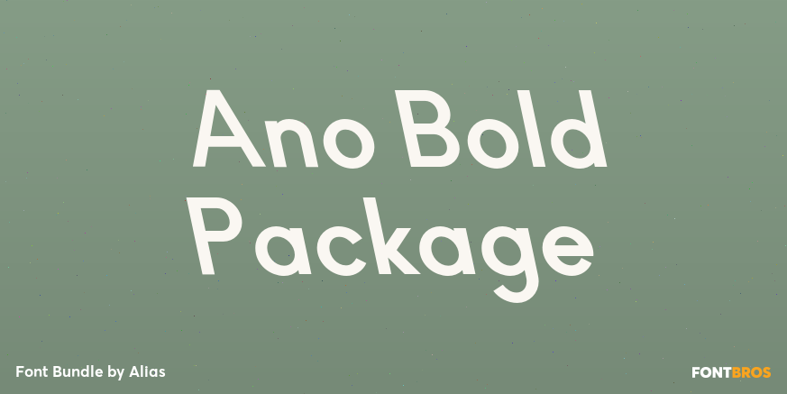Ano Bold Package Poster
