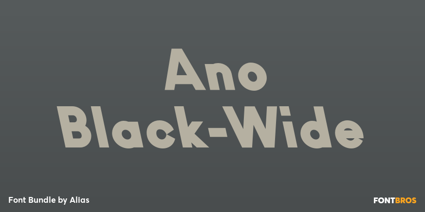 Ano Black-Wide Poster