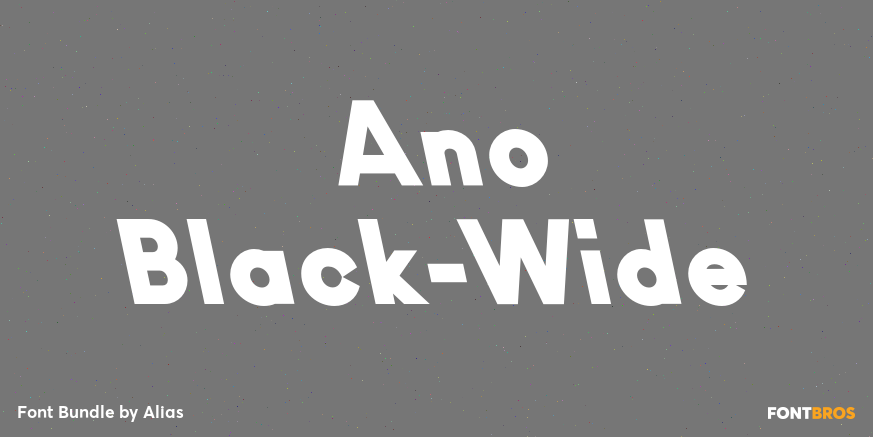 Ano Black-Wide Poster