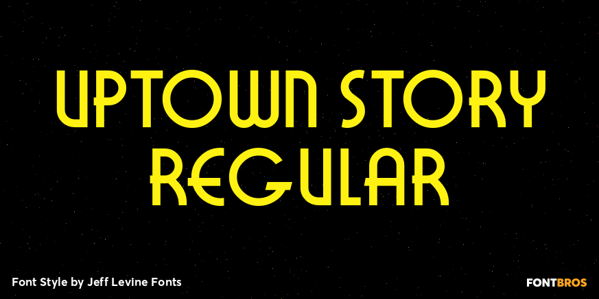 Uptown Story Regular Font Poster #1