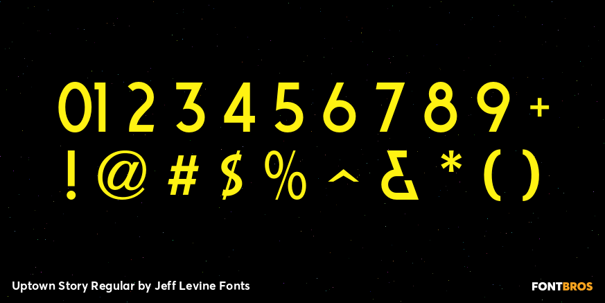 Uptown Story Regular Font Poster #4