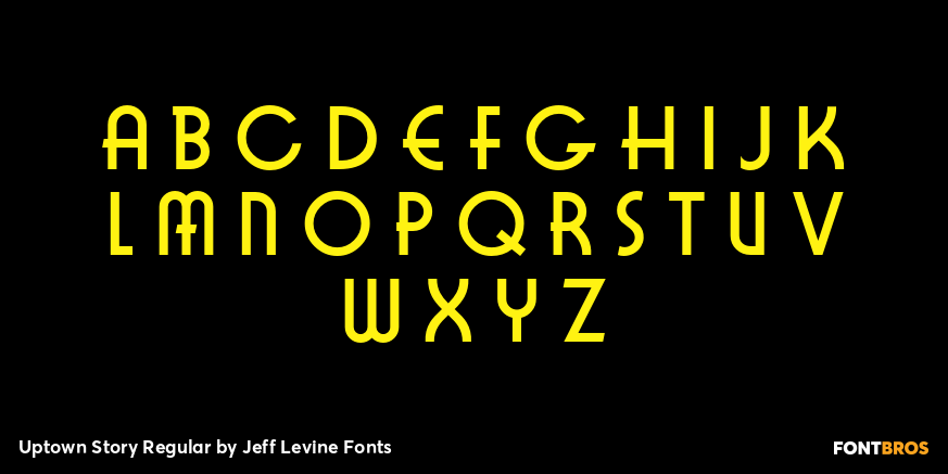 Uptown Story Regular Font Poster #3