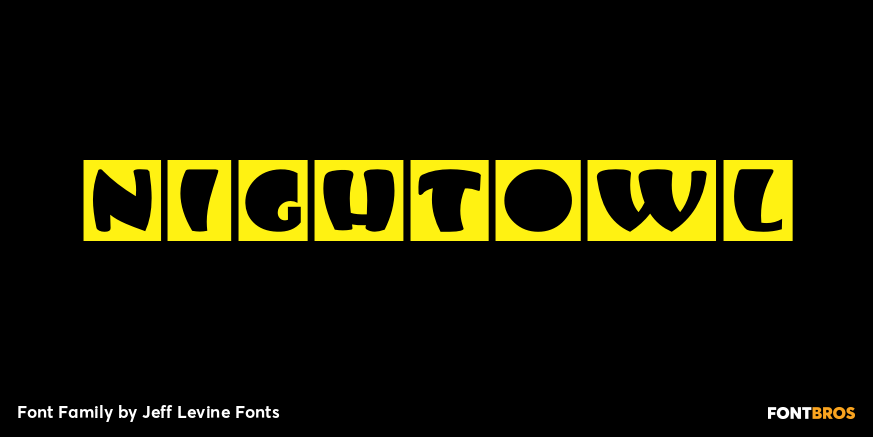 Nightowl Font Family Poster