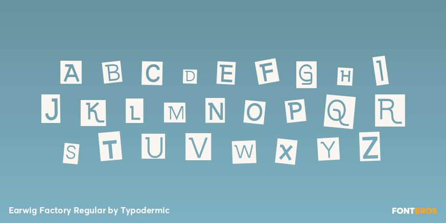 Earwig Factory Regular Font Poster #1