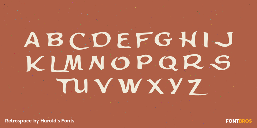 Retrospace Font Poster #2