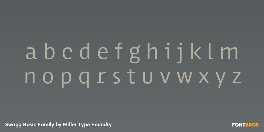 Swagg Basic Family Font Poster #1