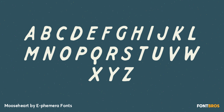 Mooseheart Font Poster #1