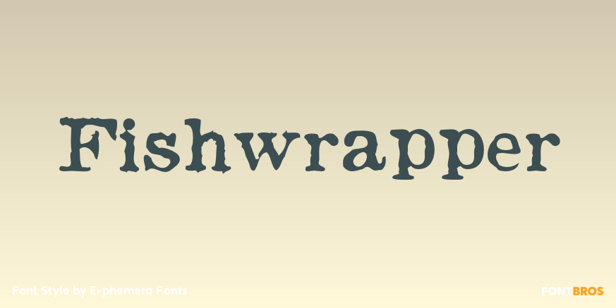 Fishwrapper Poster
