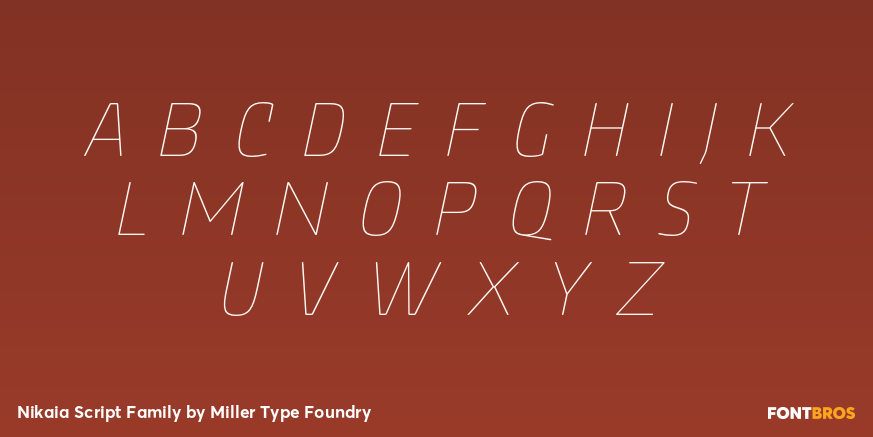 Nikaia Script Family Font Poster #2