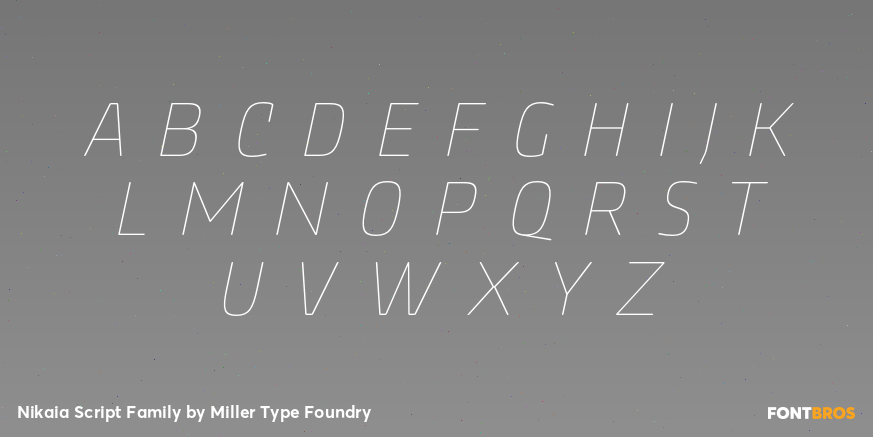 Nikaia Script Family Font Poster #2