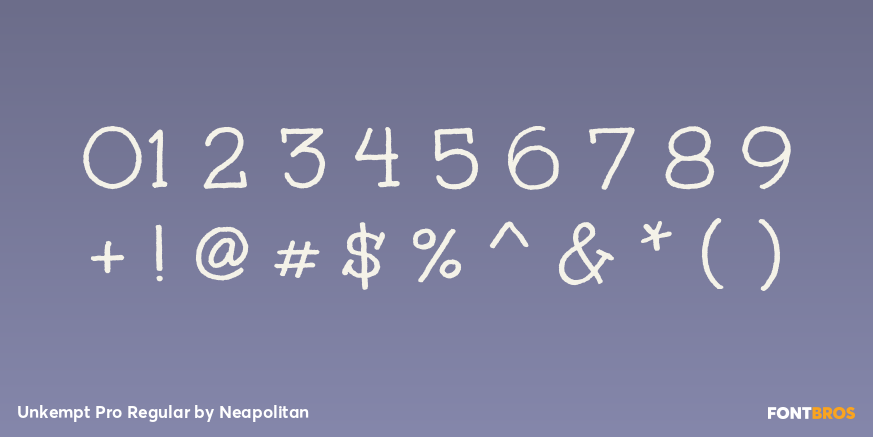 Unkempt Pro Regular Font Poster #1