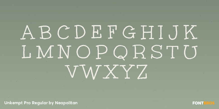 Unkempt Pro Regular Font Poster #1