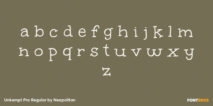 Unkempt Pro Regular Font Poster #1
