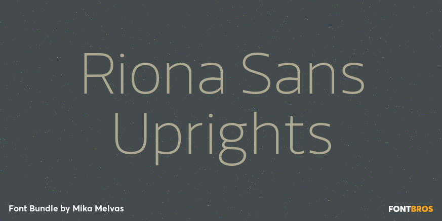 Riona Sans Uprights Poster
