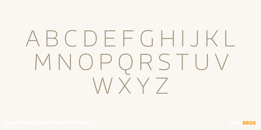 Riona Sans Uprights Font Poster #2