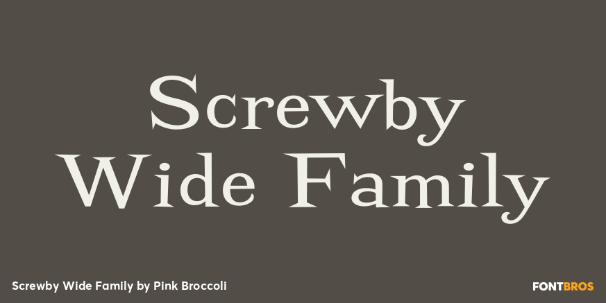 Screwby Wide Family Poster