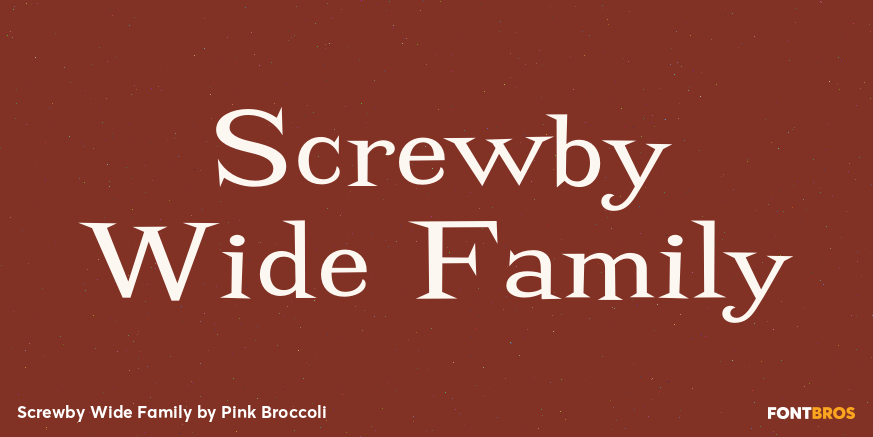 Screwby Wide Family Poster