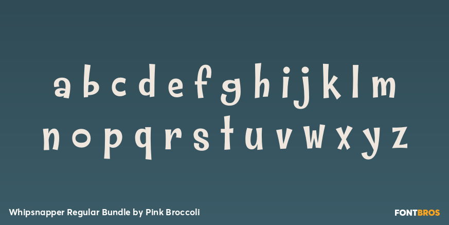 Whipsnapper Regular Bundle Font Poster #3