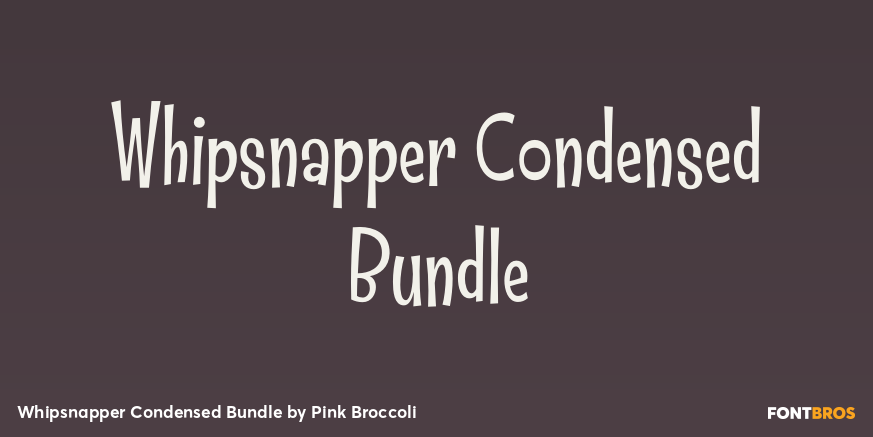 Whipsnapper Condensed Bundle Poster