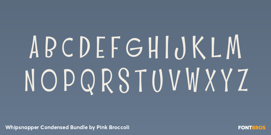Whipsnapper Condensed Bundle Font Poster #2