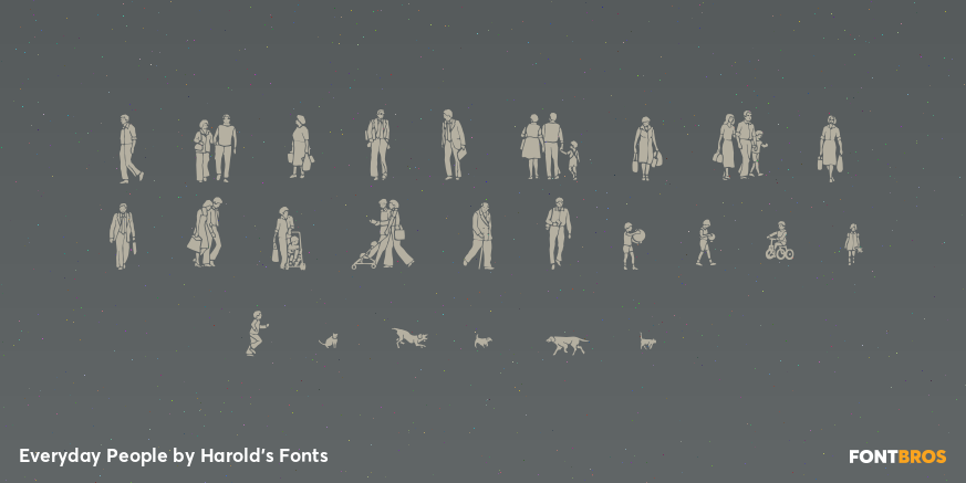 Everyday People Font Poster #2