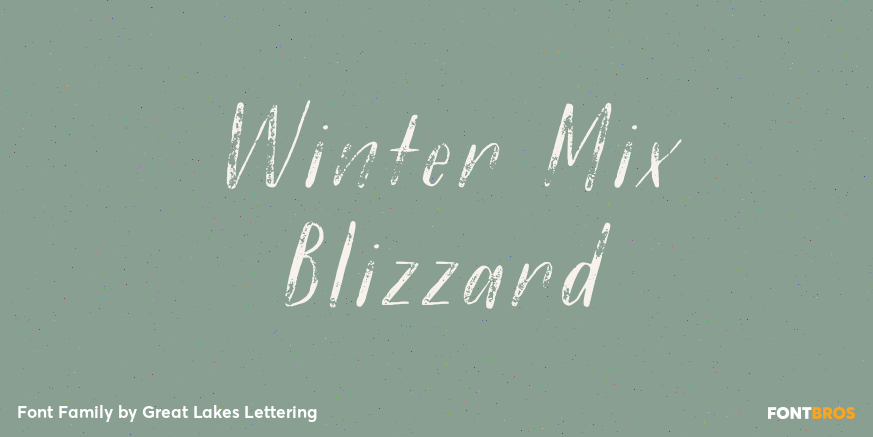 Winter Mix Blizzard Poster