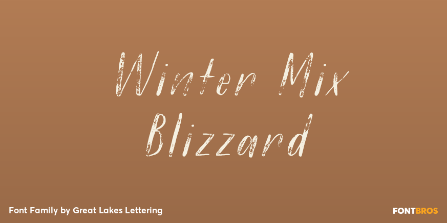 Winter Mix Blizzard Poster