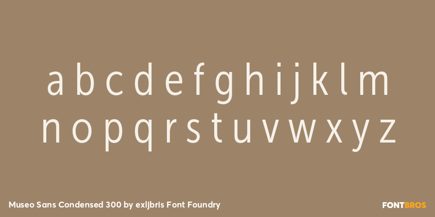 Museo Sans Condensed 300 Font Poster #3