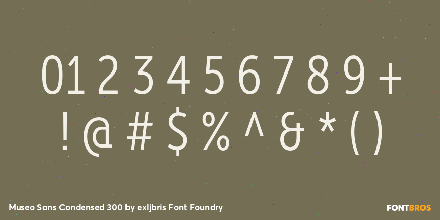 Museo Sans Condensed 300 Font Poster #4