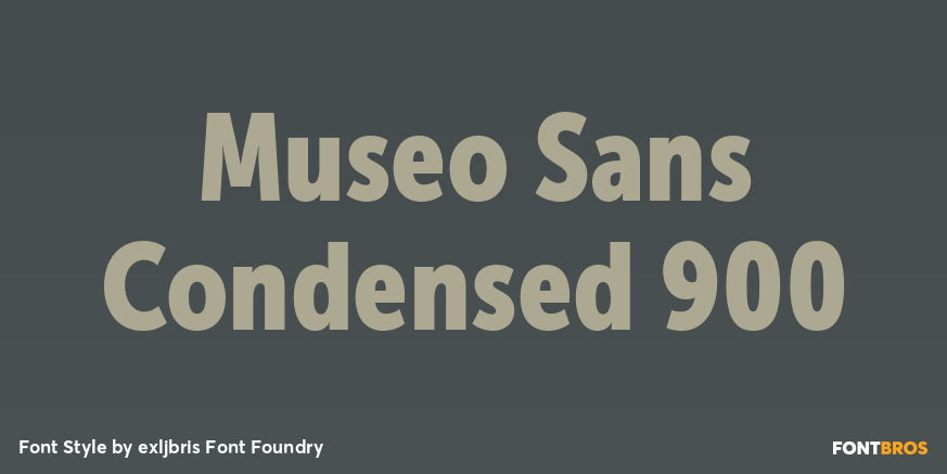 Museo Sans Condensed 900 Font Poster #1