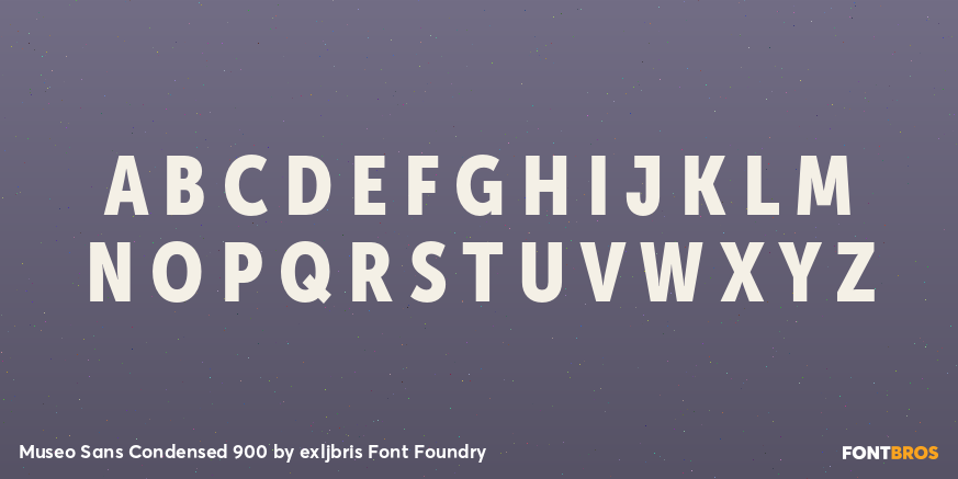 Museo Sans Condensed 900 Font Poster #2