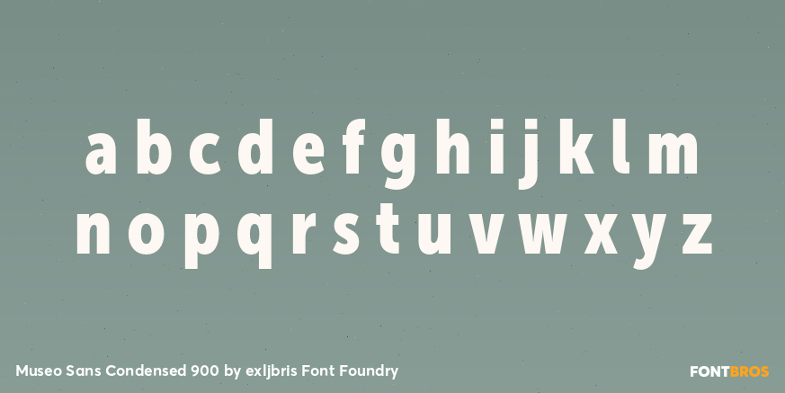 Museo Sans Condensed 900 Font Poster #3
