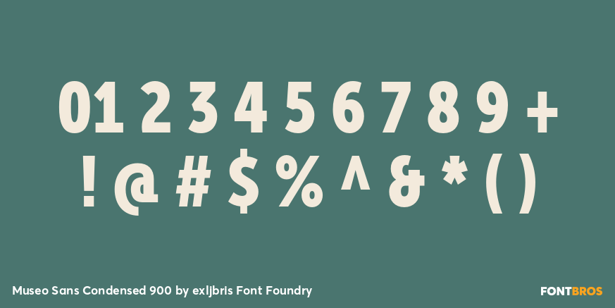 Museo Sans Condensed 900 Font Poster #4