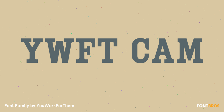 YWFT Cam Font Poster #1