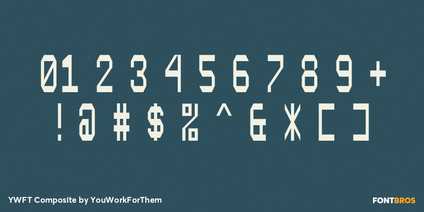 YWFT Composite Font Poster #1