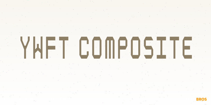 YWFT Composite Font Poster