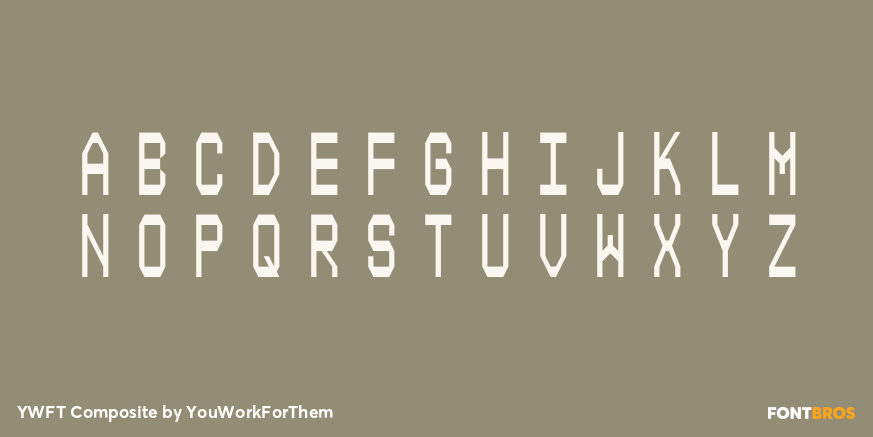YWFT Composite Font Poster #1